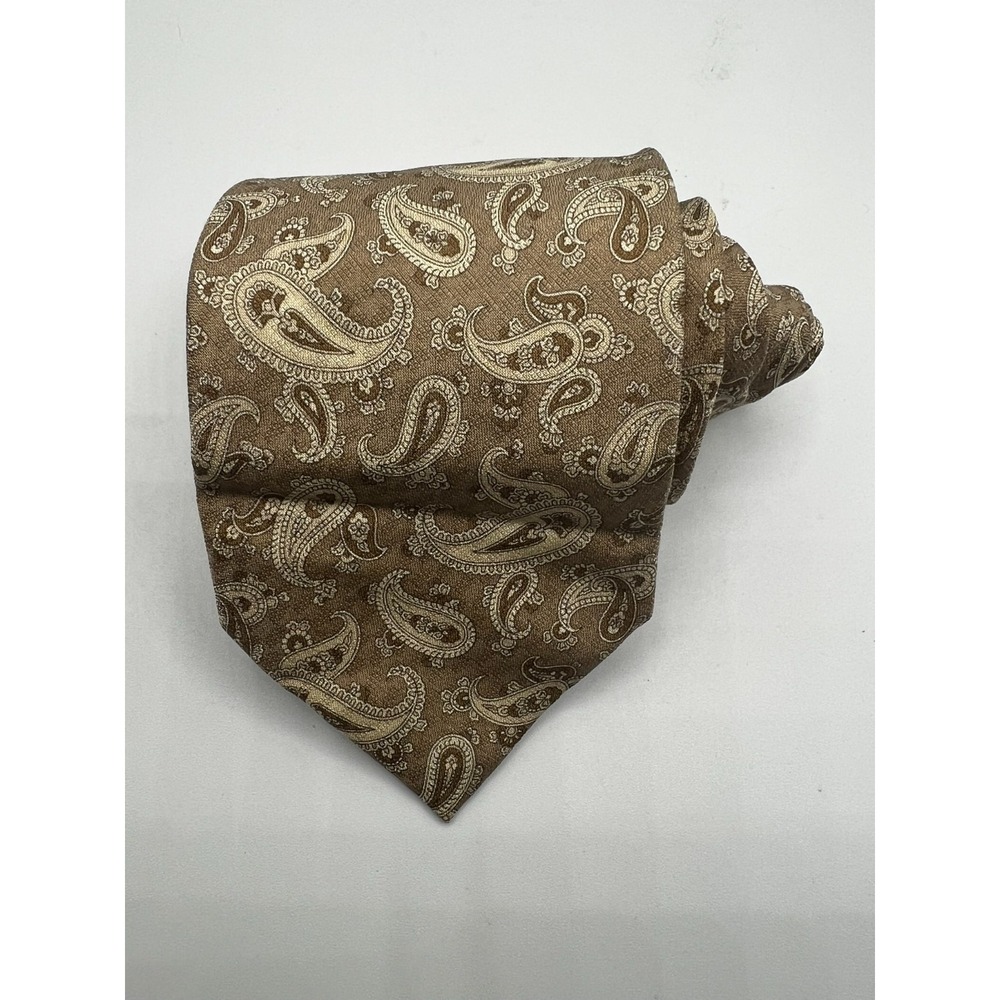 Today's Man Men's 100% Silk Tie Multi-Color Geometric Print W:3.8" L:59" - Picture 3 of 9